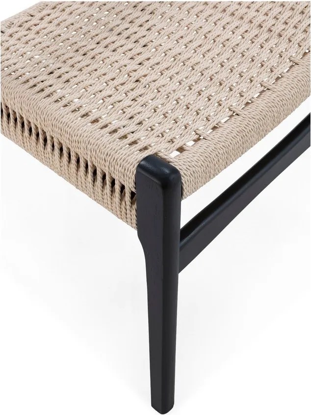 Fekete kaucsukfa étkezőszék szett 2 db-os Biel – MOME