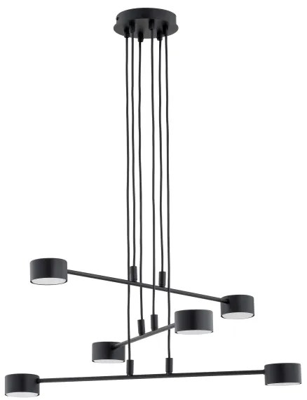 Csillár zsinóron MODUS 6xGX53/10W/230V fekete