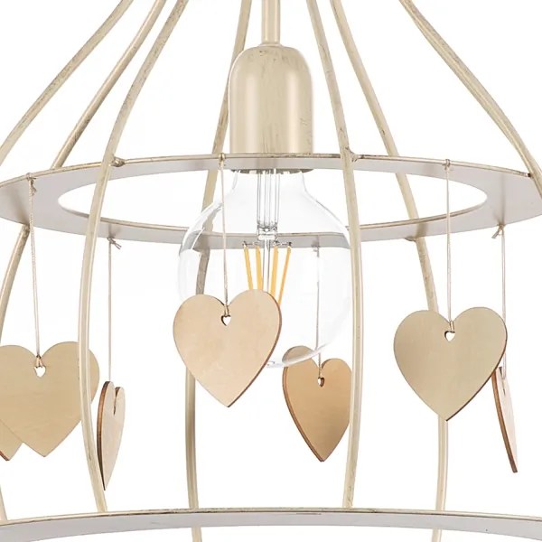 ONLI - Csillár zsinóron LEONILDE 1xE27/15W/230V bézs