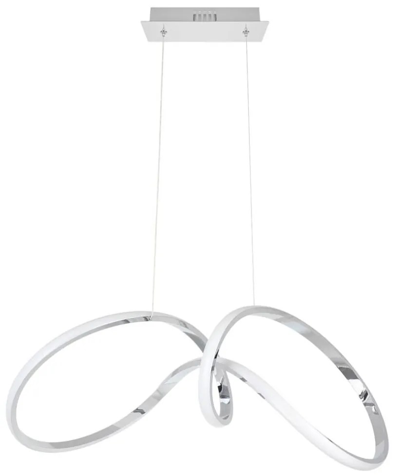 LED Csillár zsinóron TESORO LED/48W/230V fényezett króm