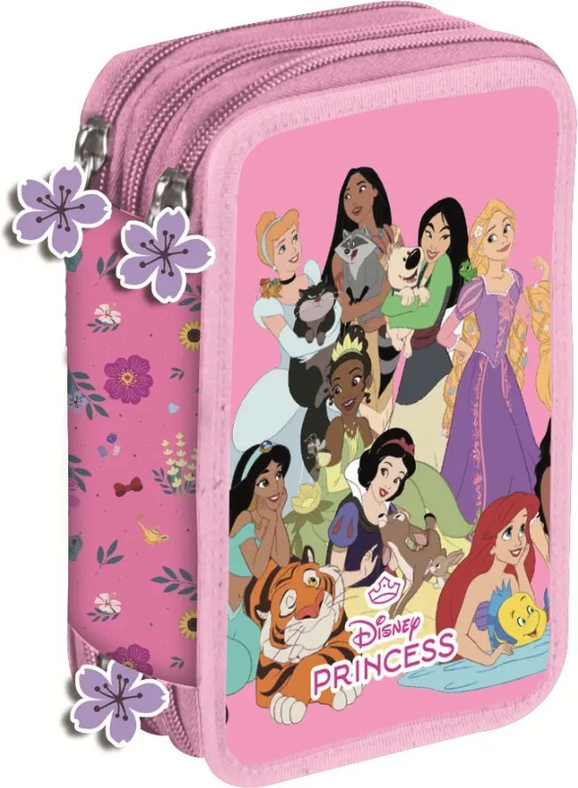 Disney Hercegnők Blossom tolltartó töltött 3 emeletes Giotto