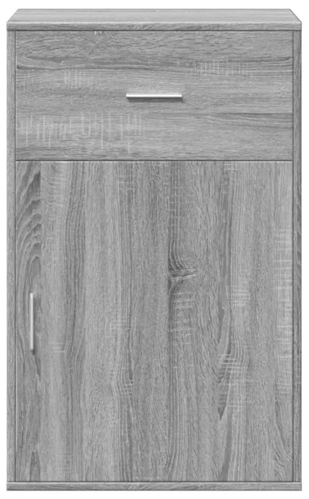 vidaXL szürke sonoma színű szerelt fa tárolószekrény 56,5 x 39 x 90 cm