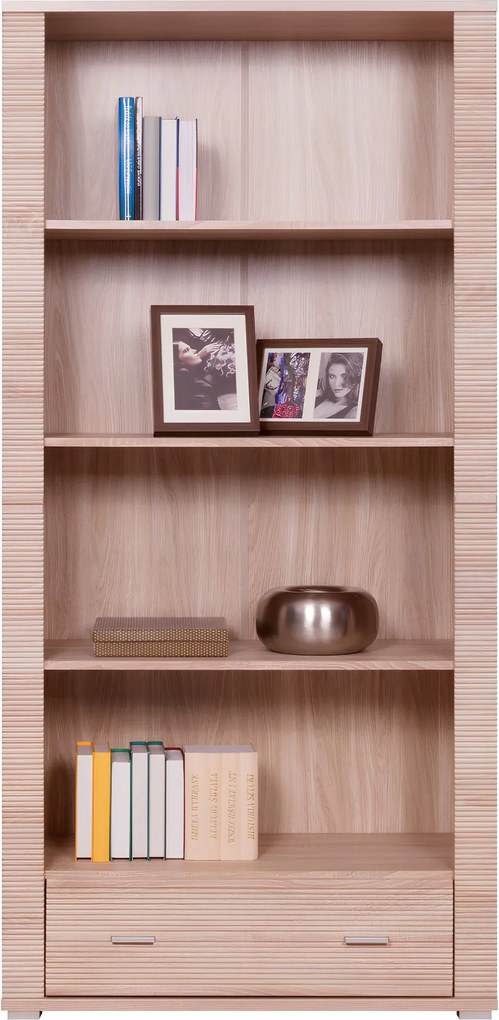 Könyvespolc typ 7, sonoma tölgy, GRAND