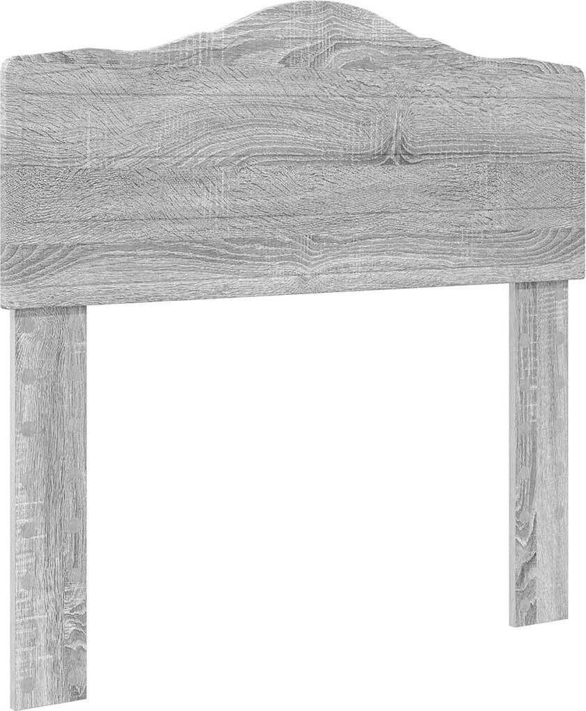 vidaXL Fejtámla Szürke Sonoma 80 cm Faanyag