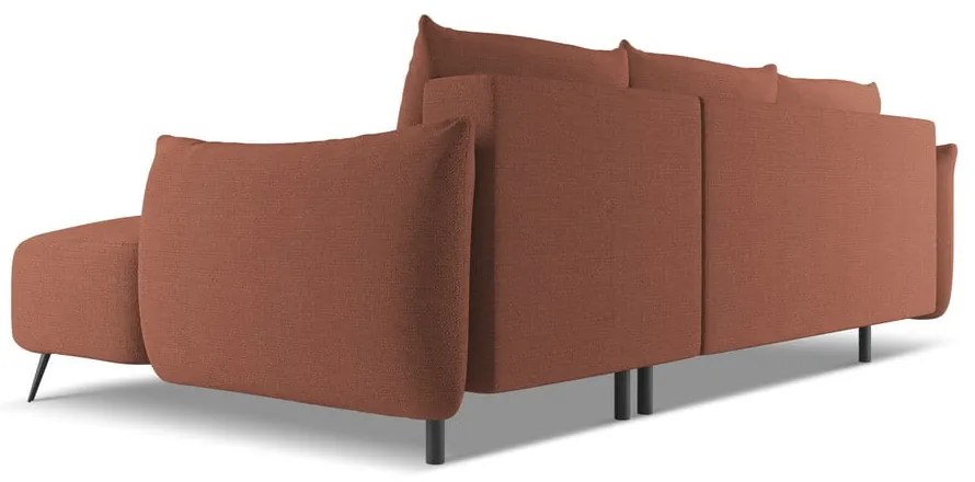 Rózsaszín sarokkanapé (jobb oldali) Malie – Makamii