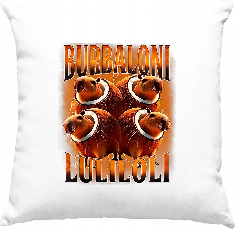 Burbaloni Luliloli kapibara párna, fehér