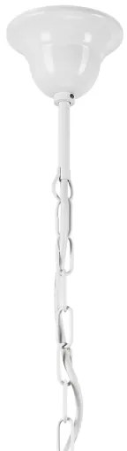 Csillár láncon RETRO 3xE27/60W/230V fehér/színes