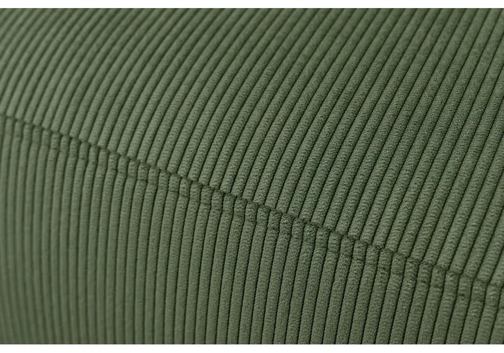 Zöld bársony sarokkanapé Enjoy – Bobochic Paris