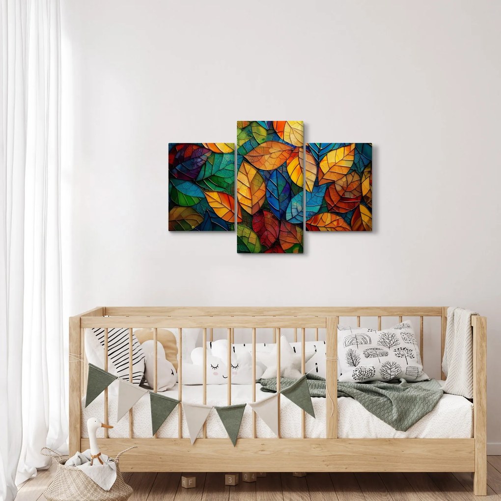Kép - Levélmozaik (90x60 cm)