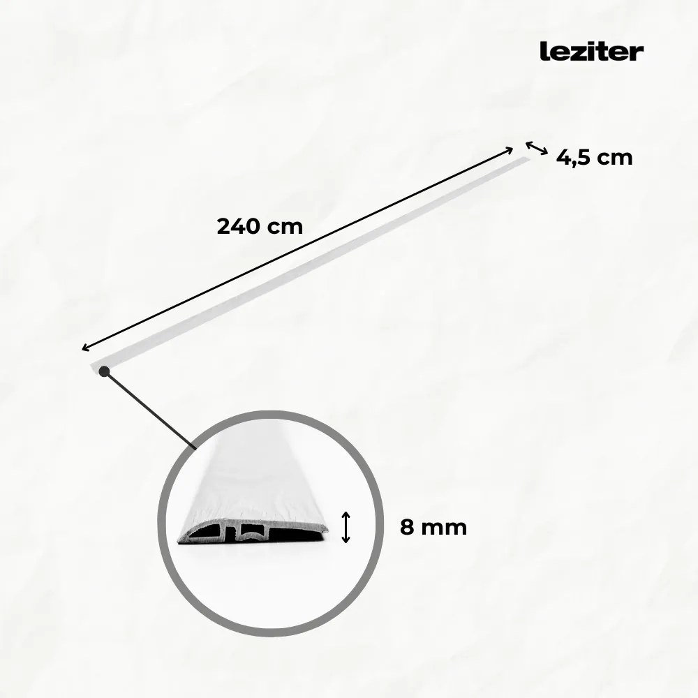 Vinyl SPC padló szintkiegyenlítő Sipadan tölgy 2400x45x8 mm