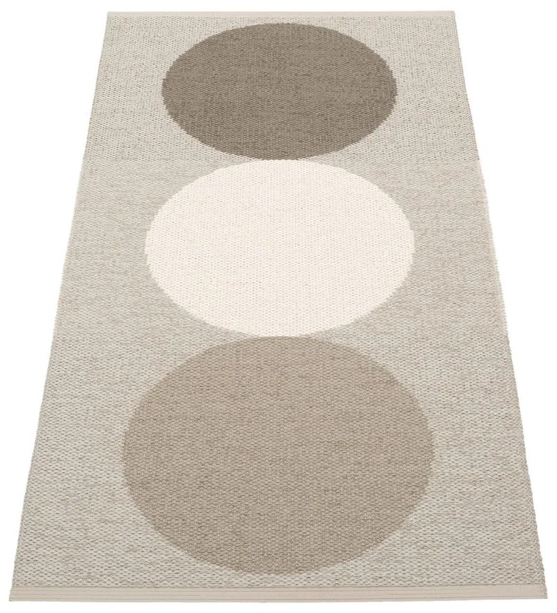 Szürke-krémszínű kültéri-beltéri szőnyeg 70x140 cm Otto Clay – Pappelina