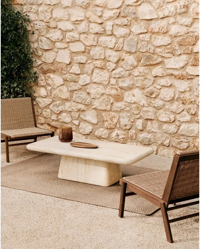 Bézs kültéri-beltéri szőnyeg újrahasznosított szálakból 160x230 cm Despas – Kave Home