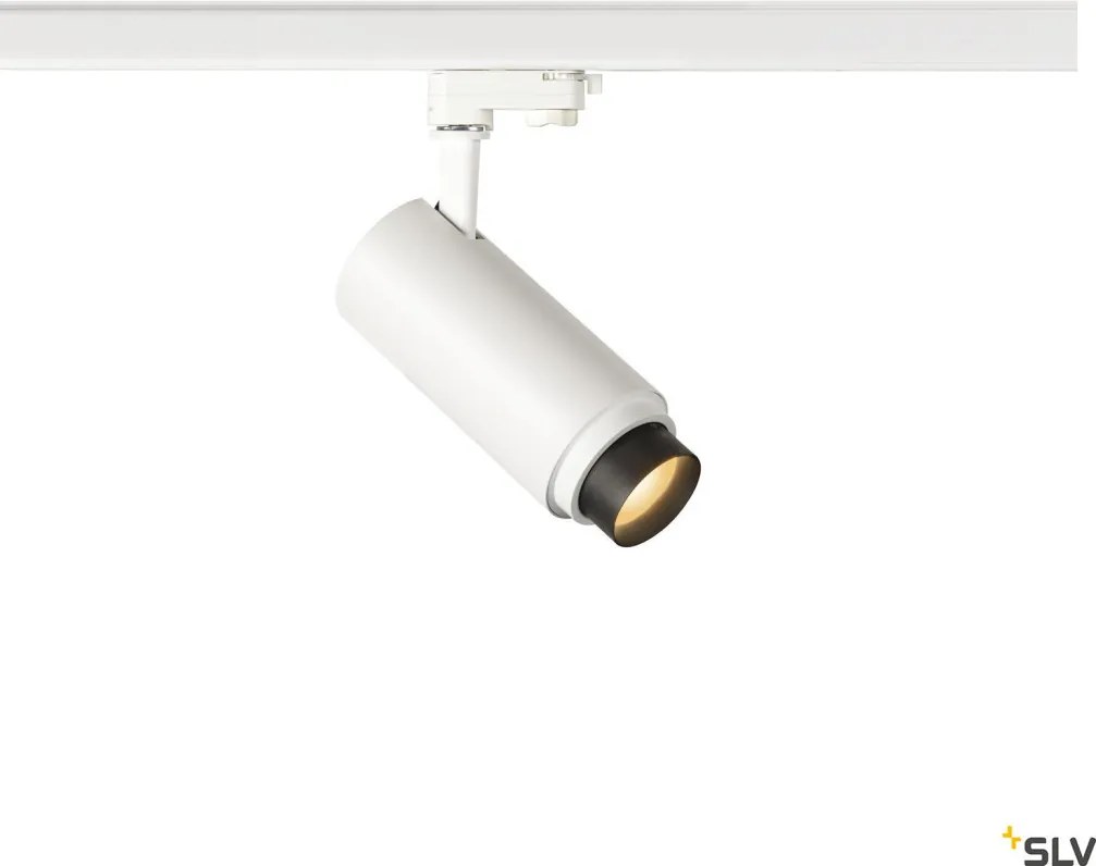 SLV NUMINOS® ZOOM M PHASE 1006109 Sínreflektor 1x20W/LED 2700K 1650LM