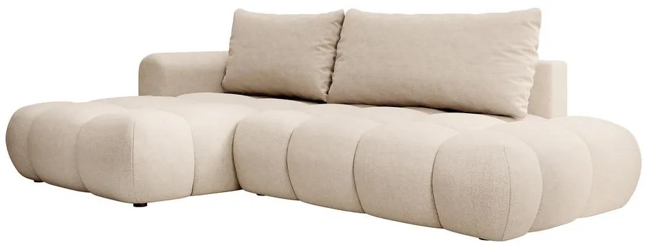 Sarokkanapé Ombre (B) (bézs + fekete) . 1099485