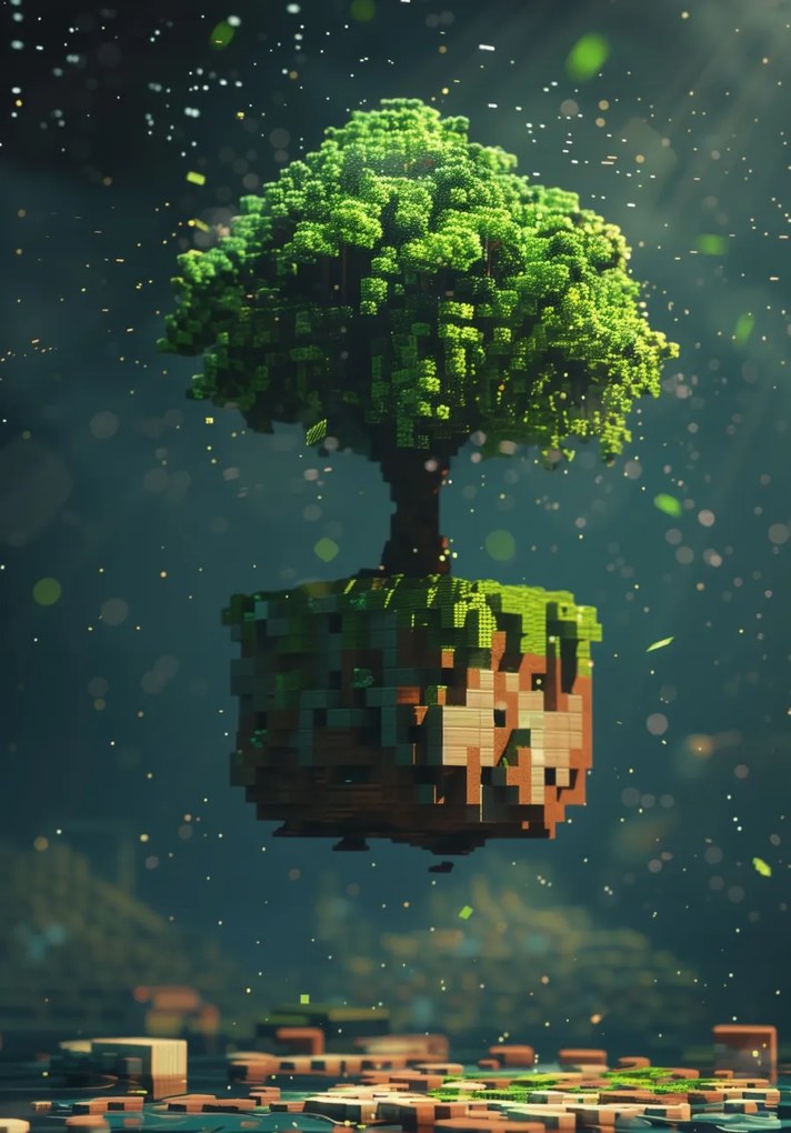 Poszter, Mojang, Minecraft, Creeer, Alex, Enderman, Zombie,