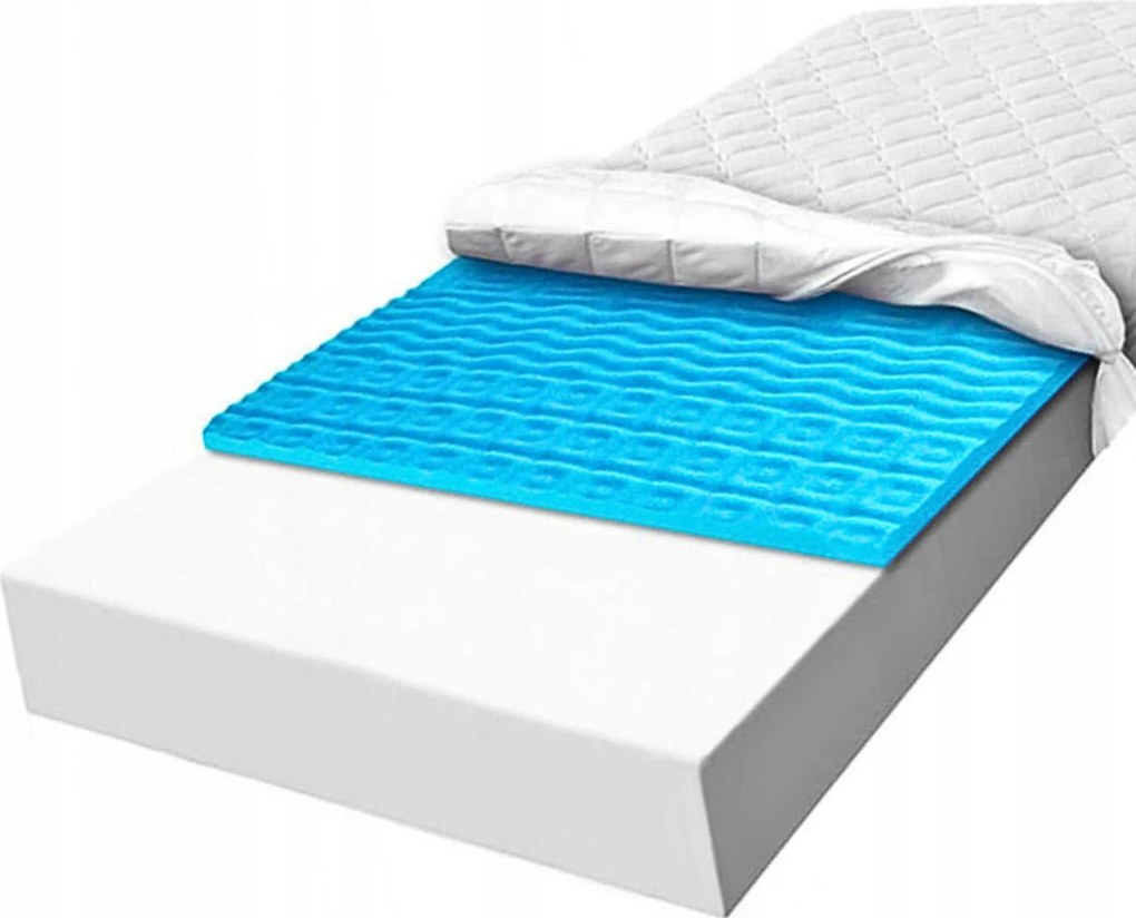 110x190-es habszivacs matrac cellulit elleni kontúrral H1 H2 7 zónás 9 cm