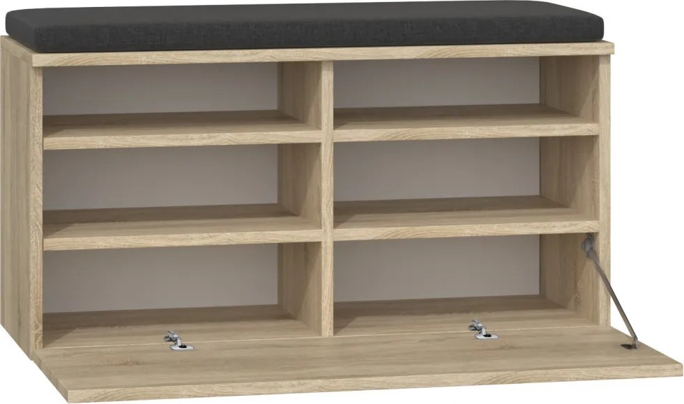 Riva cipősszekrény, sonoma