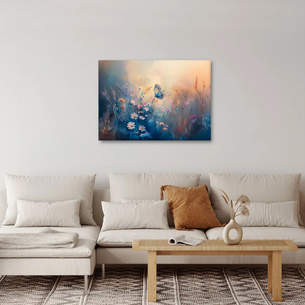 Kép - Rét pillangóval (70x50 cm)