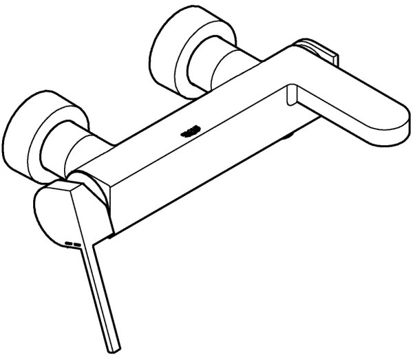 GROHE 33553AL3 - PLUS kádcsaptelep, grafitszínű