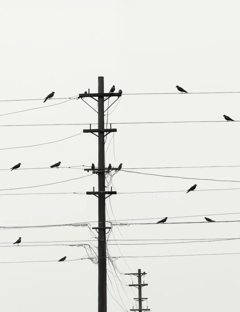 Poszter 50x65cm Szimfónia a drótokon