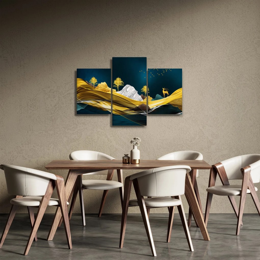 Kép - Szarvas a tájban (90x60 cm)