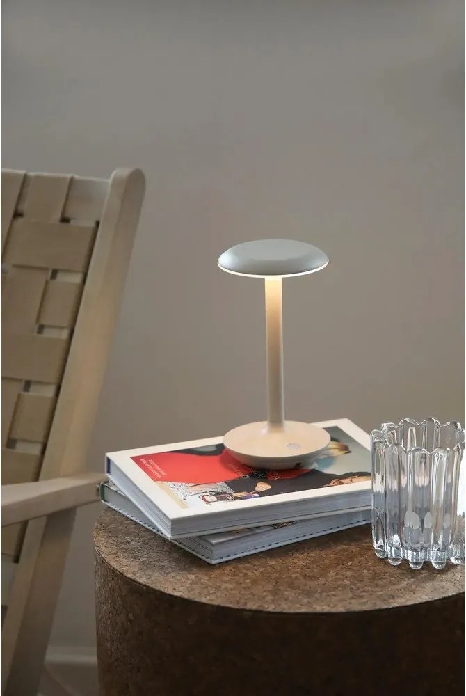 Szürkésbézs LED asztali lámpa (magasság 20 cm) Petit – Markslöjd