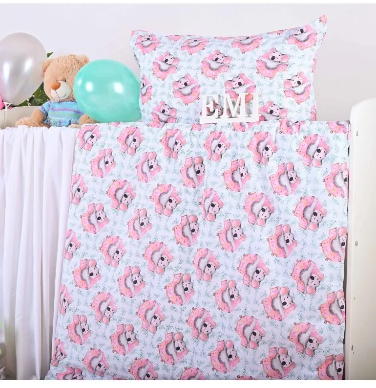 EMI Koala gyermek pamut ágyneműhuzat, Gyerekgarnitúra 90x130 + 45x65