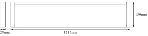 Osram - LED mennyezeti lámpatest OFFICE LINE LED/48W/230V 121,5 cm