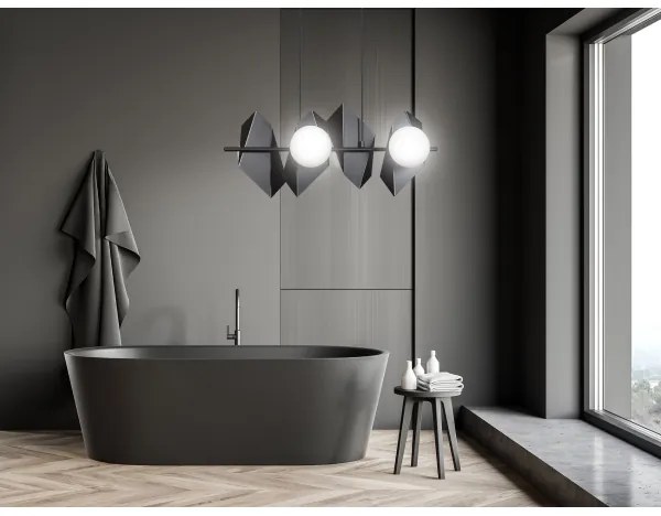 Csillár zsinóron DRIFTON 4xE14/10W/230V fekete