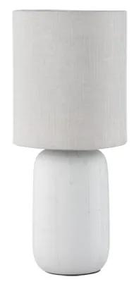 Clay szürke asztali lámpa kerámiából és szövetből, magasság 35 cm - Trio