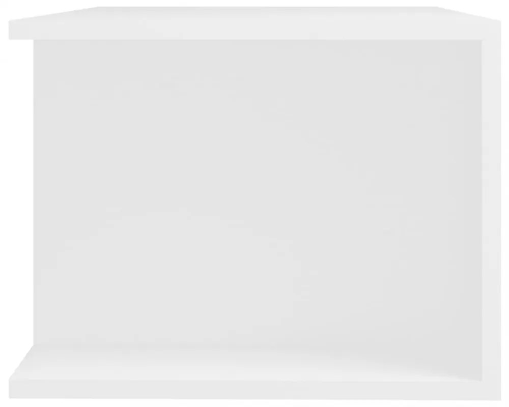 fehér TV-szekrény LED-lámpákkal 90 x 39 x 30 cm