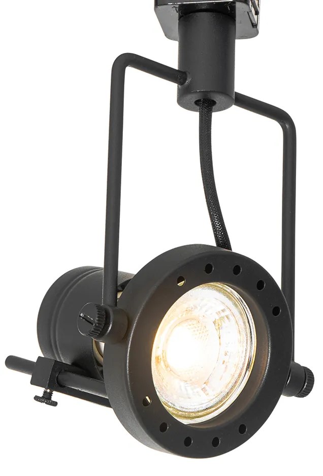 Okos sínrendszer fekete 1 fázisú 5 Wifi GU10-es izzóval - Suplux