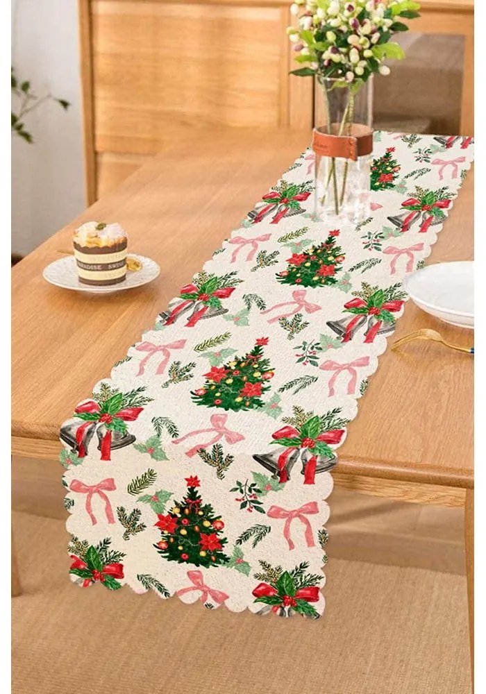 Asztali futó karácsonyi mintával 40x130 cm – Minimalist Cushion Covers