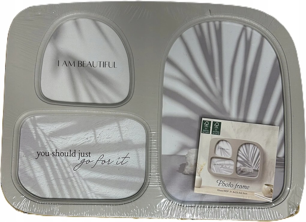 Akasztós képkeret 3 db kép számára