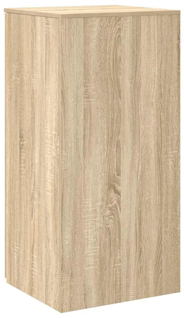 tároló szekrény sonoma tölgy 50x45x103,5 cm szerelt fa