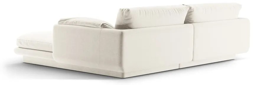 Fehér sarokkanapé (bal oldali) Torino – Micadoni Home
