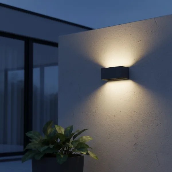 Ideal Lux - LED Kültéri fali lámpa ATOM LED/25W/230V IP54 antracit
