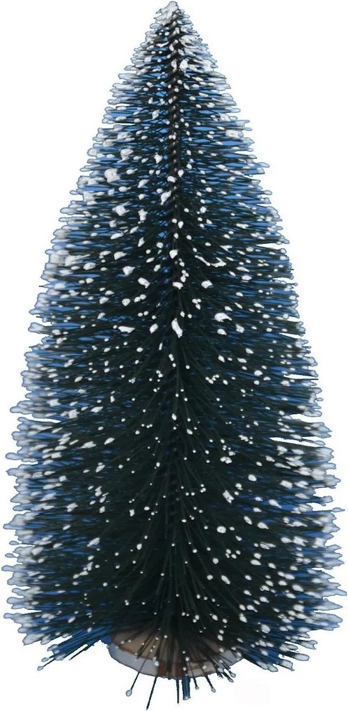 Karácsonyfa hóval- karácsonyi betlehem díszítéshez- 20cm magas