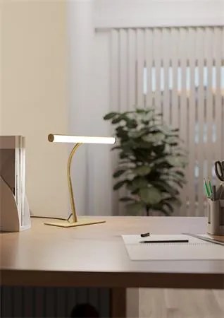 Asztali lámpa, CCT LED, 6 W, érintőkapcsoló, EGLO Riccione, csiszolt-réz (VLRICC)