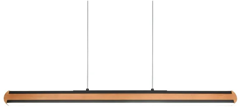 Fekete-natúr színű LED függőlámpa Deacon – Trio