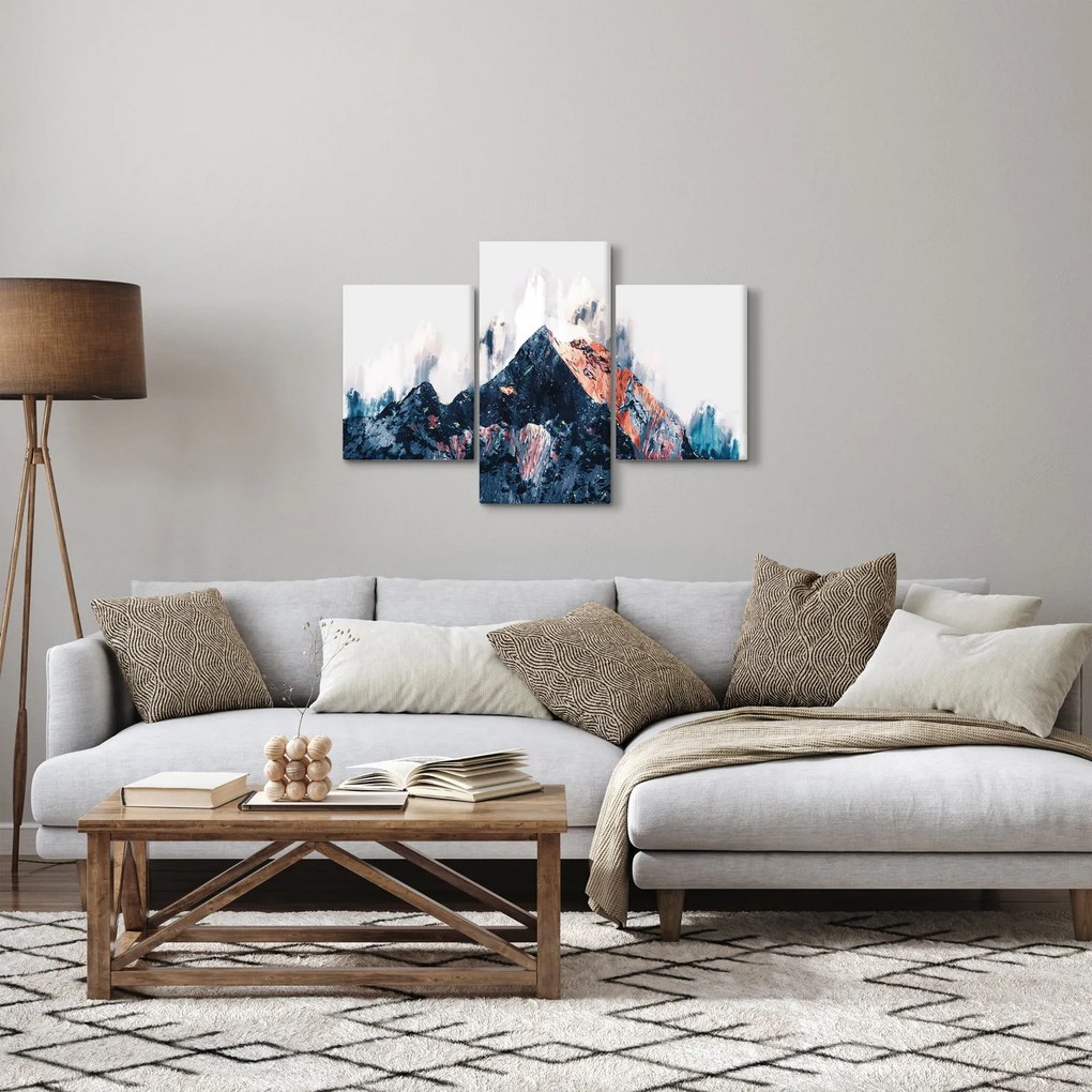 Kép - Absztrakt hegy (90x60 cm)