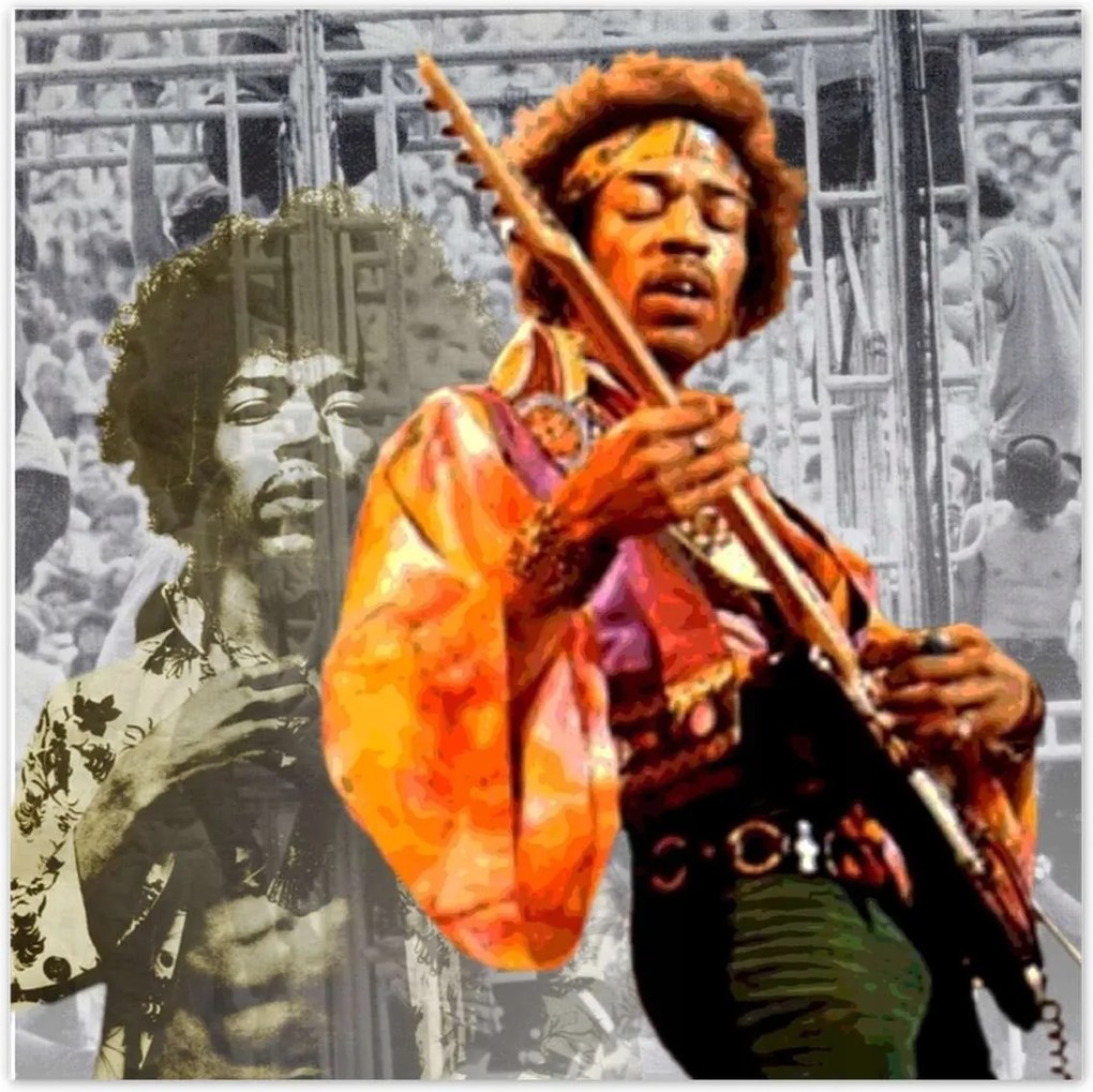 Poszterek 100x100 Jimi Hendrix