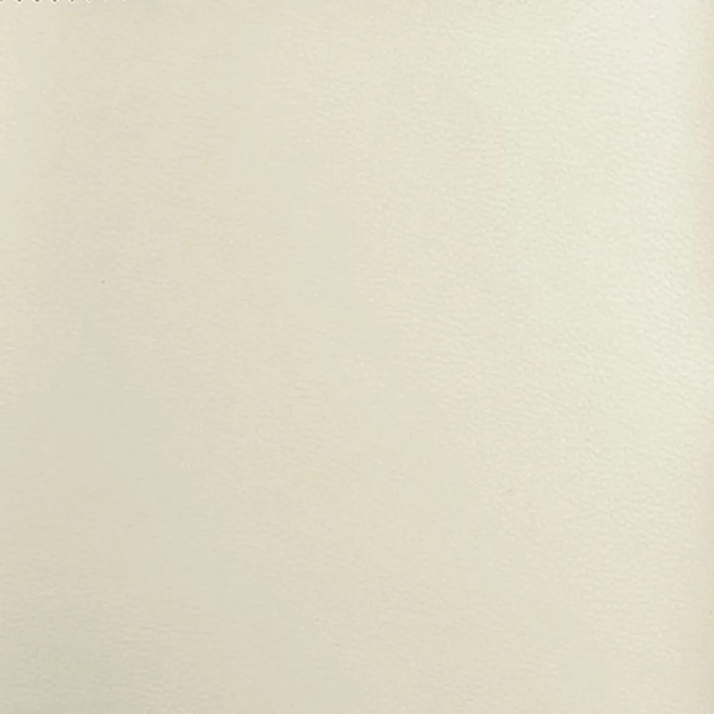 vidaXL krémszínű műbőr pad 100 x 64 x 80 cm