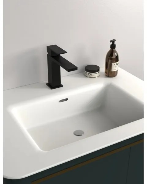 Sapho - Mosdócsap CUBEMIX 15,3 cm matt fekete