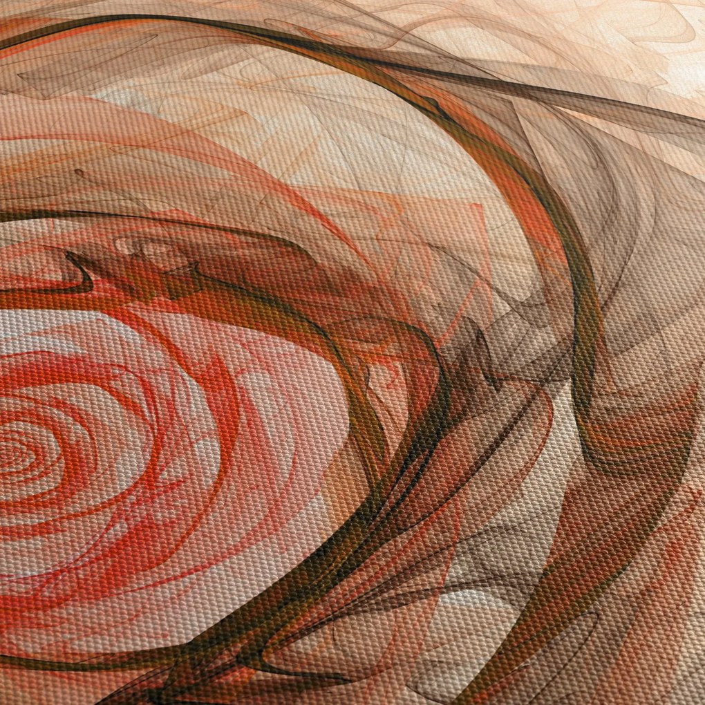 Kép - Absztrakt rózsaszín rózsaszín fehér háttérrel (órával) (90x30 cm)