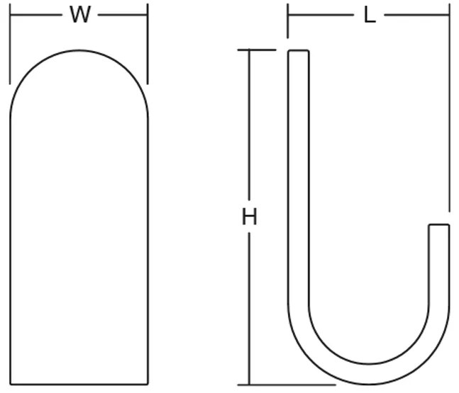 Fogas Viefe TOK alumínium, 100mm, matt fekete EI