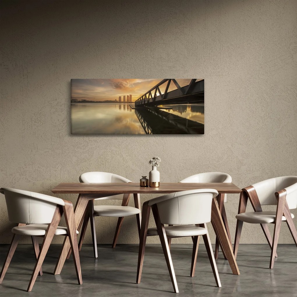 A móló képe (120x50 cm)