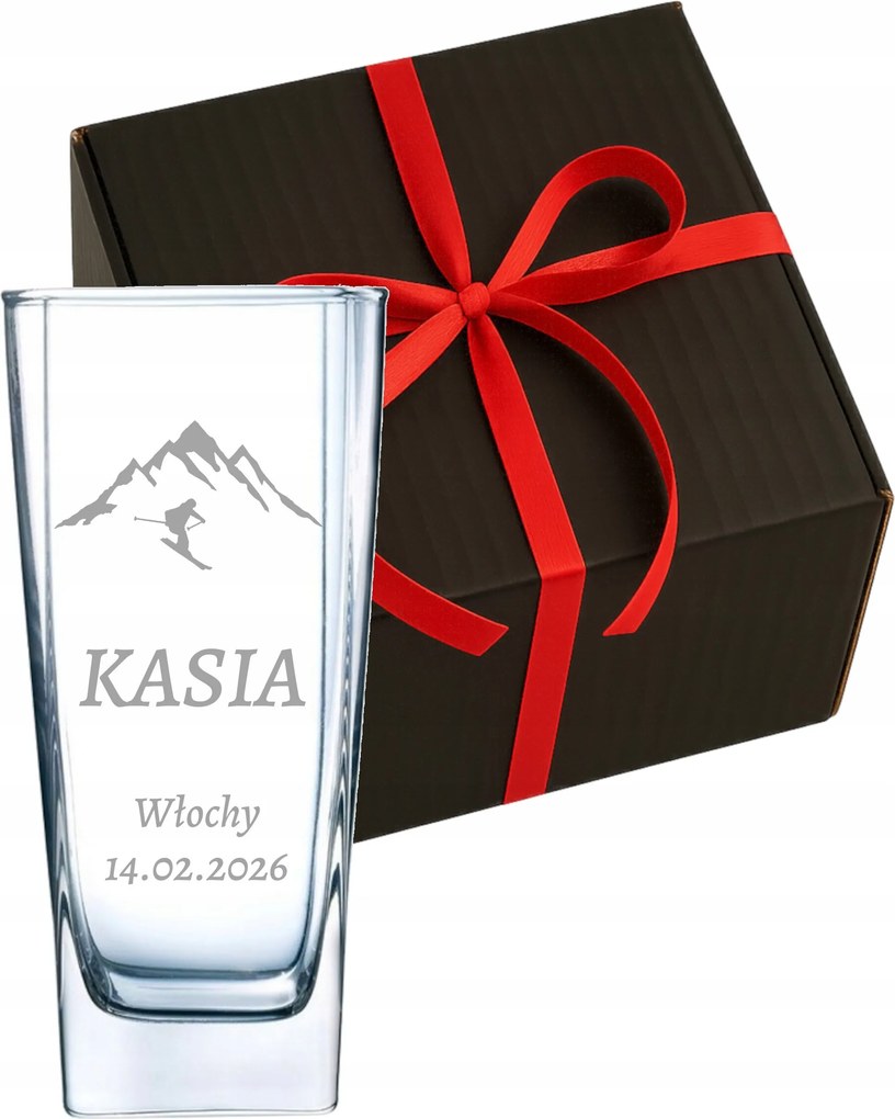 Italos pohár gravírozással Ajándék Születésnap Lánybúcsú 330ml