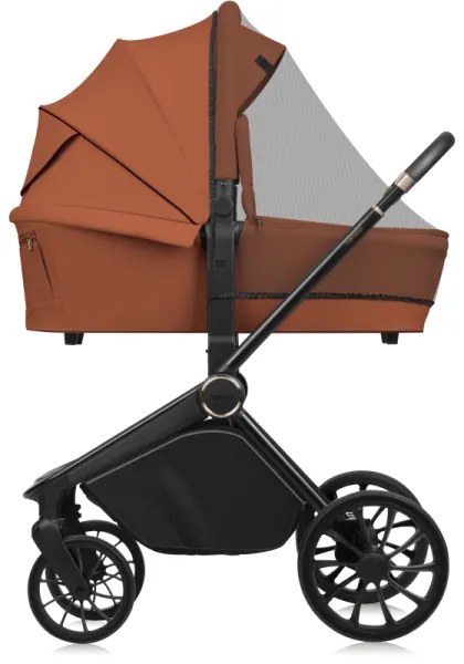 Lionelo - Kombinált babakocsi 3 az 1-ben MIKA PLUS Rozsdabarna