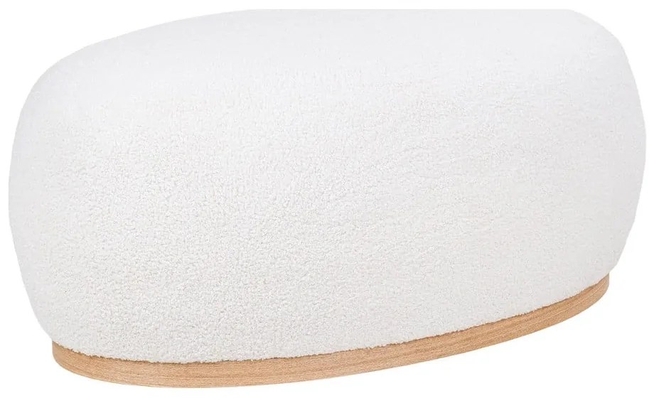 Fehér buklé puff Manhattan – House Nordic